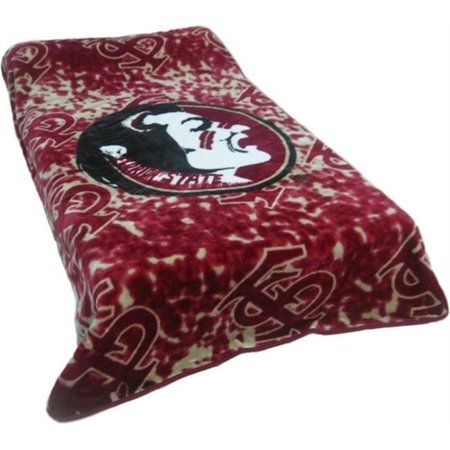 COLLEGE COVERS College Covers FSUTH Florida State Throw Blanket - Bedspread FSUTH